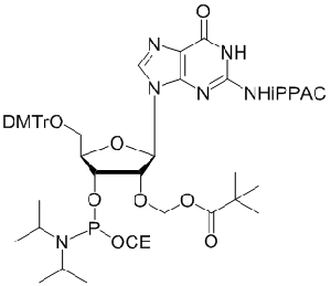 2'-O-PivOM-5'-O-DMT-Guanosine (N-ipr-PAC) 3'-CEP