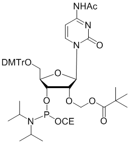 2'-O-PivOM-5'-O-DMT-Cytidine (N-Ac) 3'-CEP