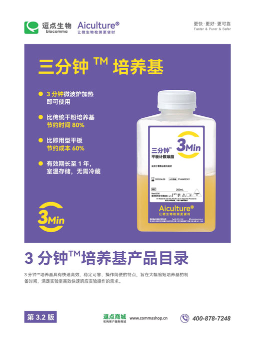 三分钟™培养基