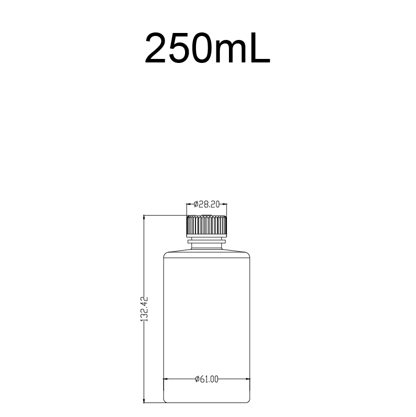 HDPE试剂瓶(窄口试剂瓶),250ml
