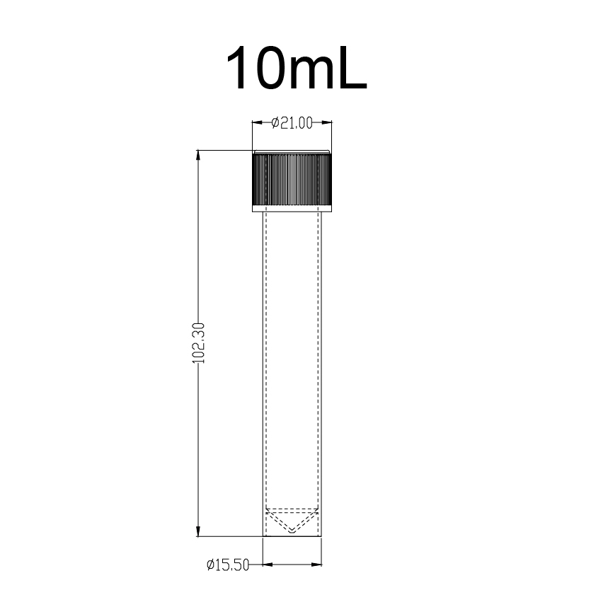 标准灭菌管,10ml