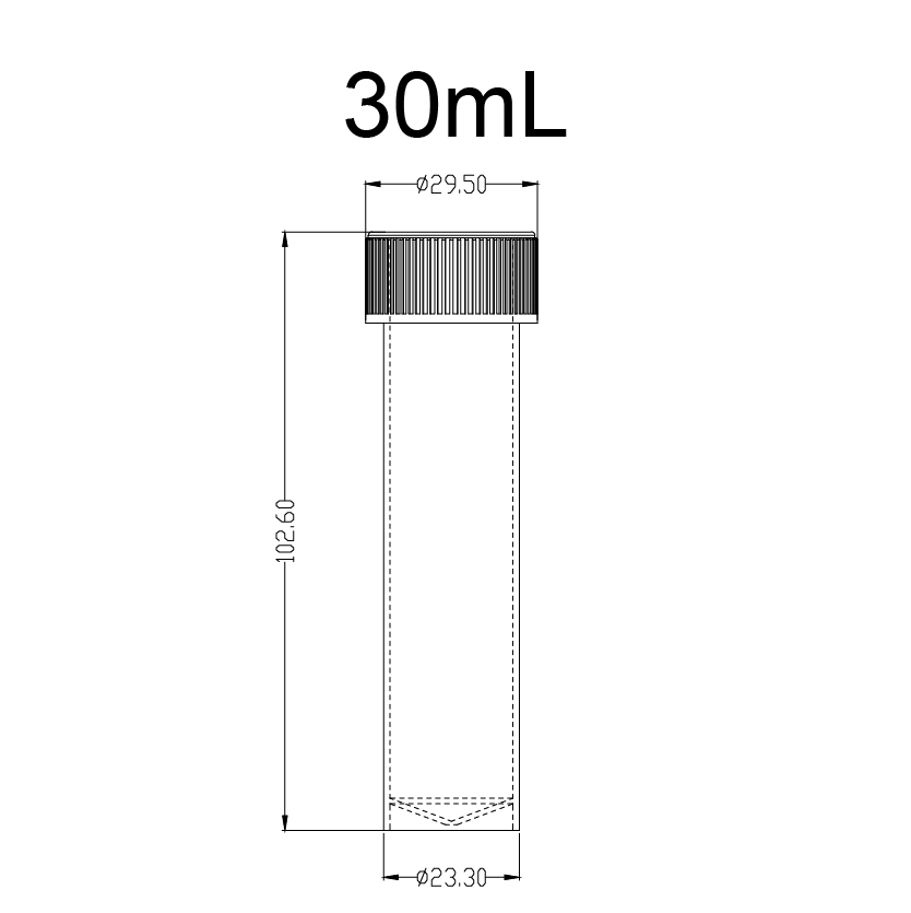 标准灭菌管,30ml